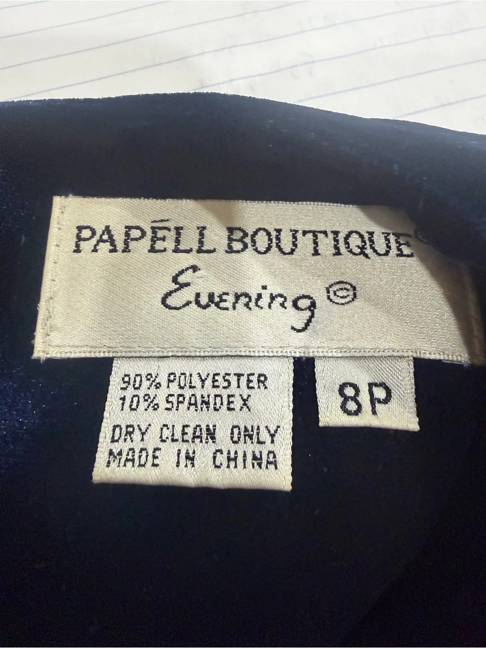 Papell Boutique Elegant Navy Velvet Maxi Dress - Sleeveless Evening Gown
